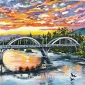 Caveman Bridge Sunset print