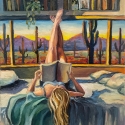 Reading in Saguaro print